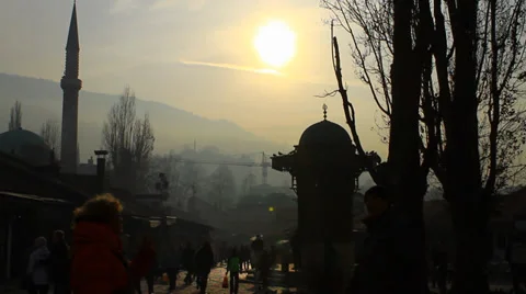 Couple Embraces At Sunset Stock Footage 35458073