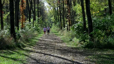 Couple Enjoy a walk Video stock 8826643