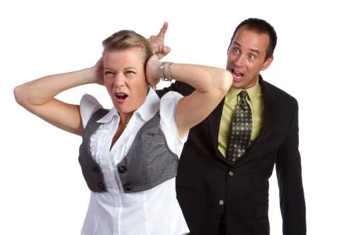 Couple fighting Stock Photos