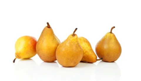 Couple of fresh pears Stock Photos
