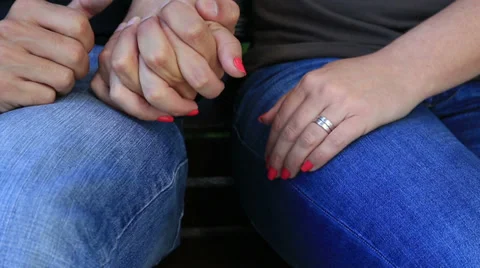 Couple hands 2 Stock Footage 38263818