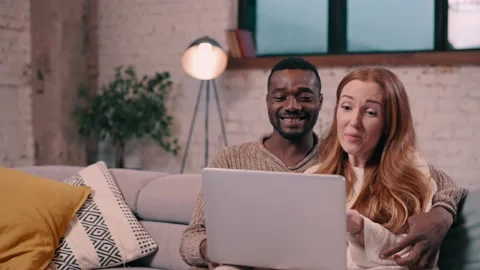 Couple having video chat. Stock Footage 169751971