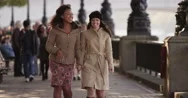 Couple Holding Hands And Walking In A Urban City. Shot On Red Epic. Stock Footage