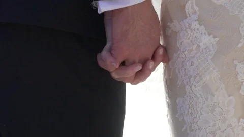 Couple holding hands Stock Footage 71288513