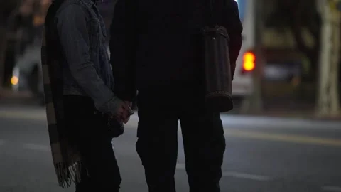 Couple holding hands Stock Footage 314484745