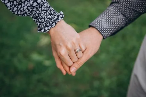 Couple Holding Hands Stock Photos