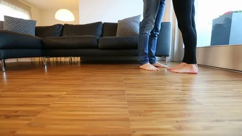 Couple at home Stock Footage 73439039