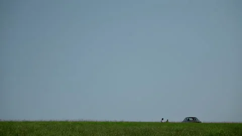 COUPLE ON THE HORIZON Video stock 160628290