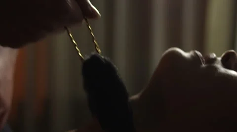 A couple in a intimal moment. Stock Footage 62449451