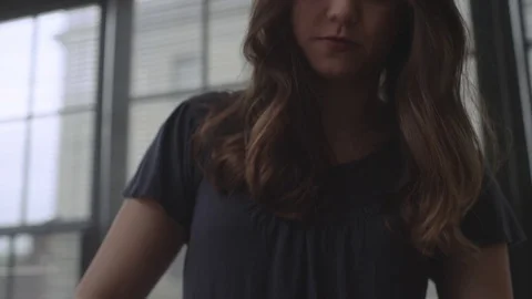 Couple Ironing Clothes Stock Footage 70808092