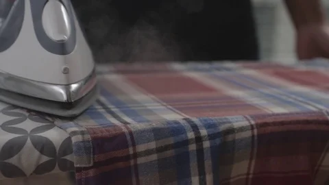 Couple Ironing Clothes Stock Footage 70808109