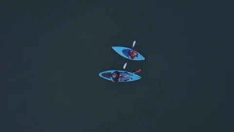 Couple Kayak Stock Footage 82624317