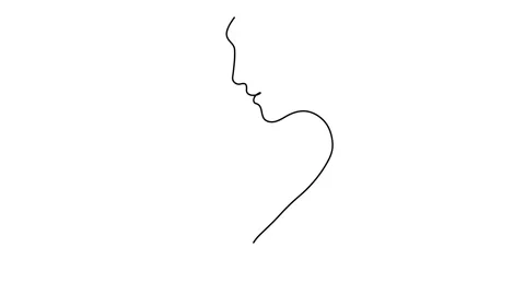 Couple in love with continuous line drawing vector illustration minimalist desig 스톡 동영상 149355168