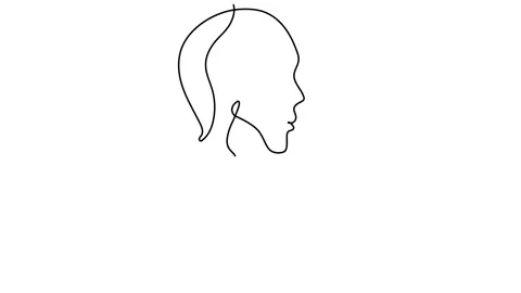 Couple in love with continuous line drawing vector illustration minimalist desig Stock Footage 149355169