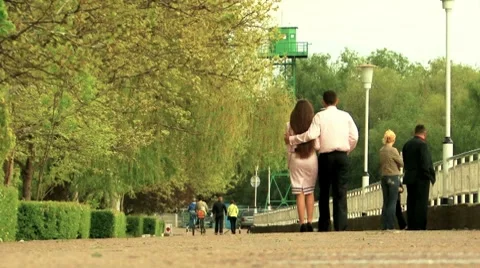 Couple in love Stock Footage 7750700