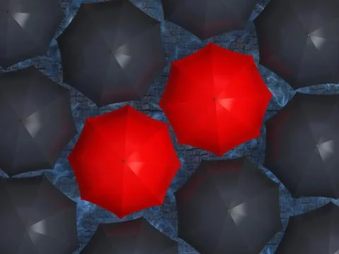 Couple In Love Stock Illustration