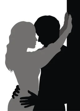 Couple in love Stock Illustration