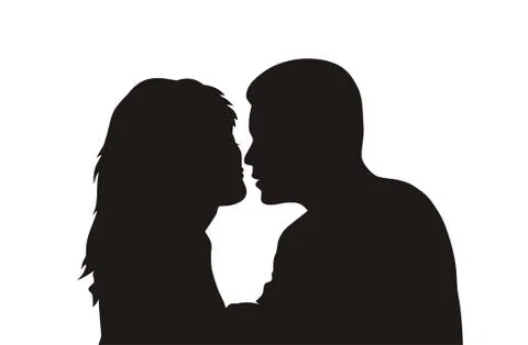 Couple in love Stock Illustration