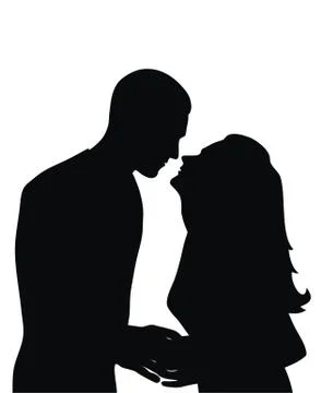 Couple in love Stock Illustration