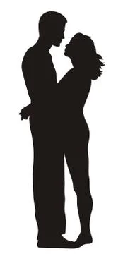 Couple in love Stock Illustration