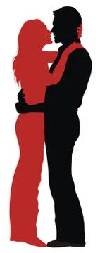 Couple in love Stock Illustration