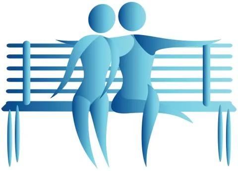 Couple love Stock Illustration