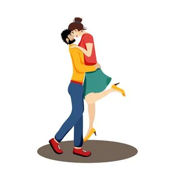 Couple in love Illustrazione stock