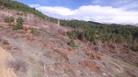 A couple in love in the mountains Stock Footage 89921127