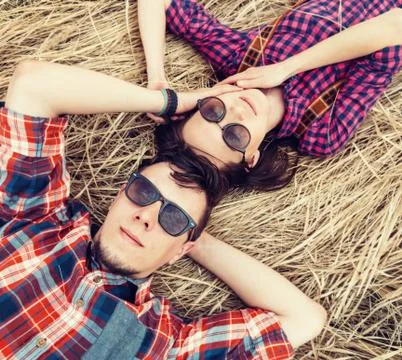 Couple in love Stock Photos
