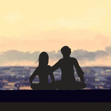 Couple in love Stock Photos