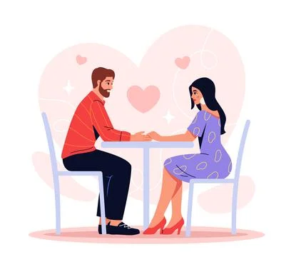 Couple in love vector concept Stock Illustration