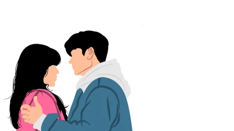 A couple of lovers Stock Footage 329779697