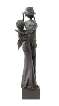 Couple of lovers statue Foto stock