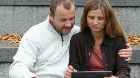 A couple making a video call Stock Footage 55079475