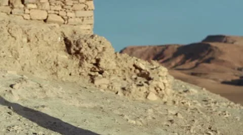Couple in the mountains pointing at something Stock Footage 10842372