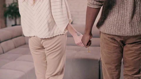 Couple moves into apartment. Stock Footage 170716046