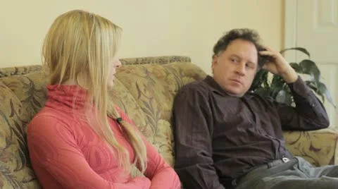 Couple not getting along. Vídeos de archivo 10828877