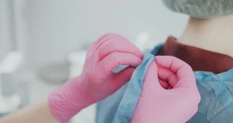 Couple of orthodontists with assistant Stock Footage 140182132