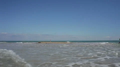 Couple in paradise Stock Footage 8569102