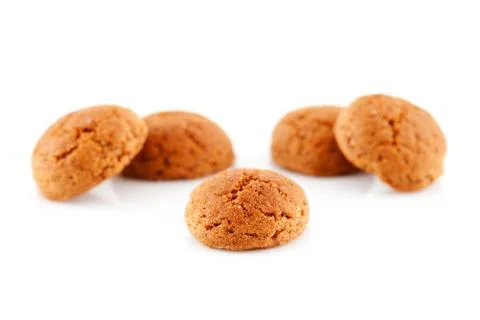 Couple of of pepernoten (ginger nuts) Stock Photos