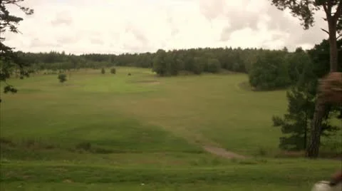 A couple playing golf Video stock 11310892