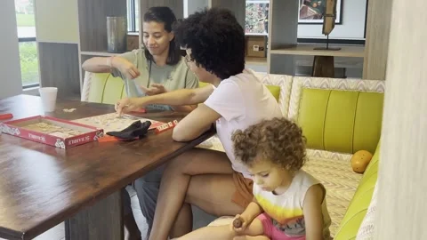 Couple playing scrabble 動画素材 247207728