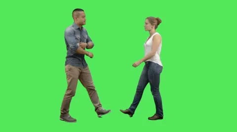 Couple portrait to camera 動画素材 8953832