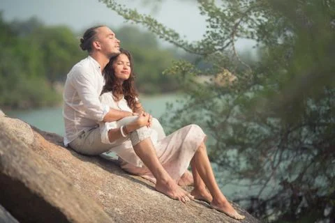 Couple portrait Stock Photos