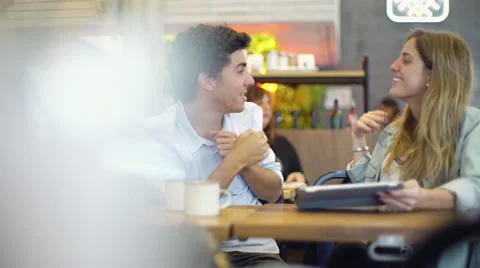 Couple practicing silly handshake Stock Footage 63281611