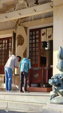 A couple praying Stock Photos