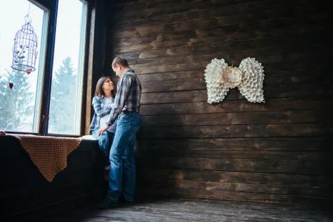 Couple preparing for birth. Stock Photos