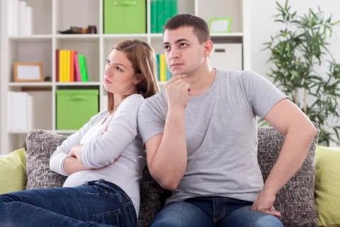 Couple problem Stock Photos