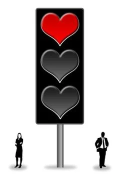 Couple problems Stock Illustration