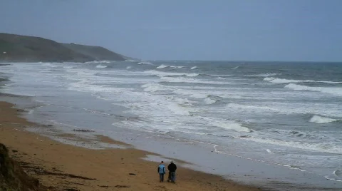 Couple Pushing Buggy Video stock 670598